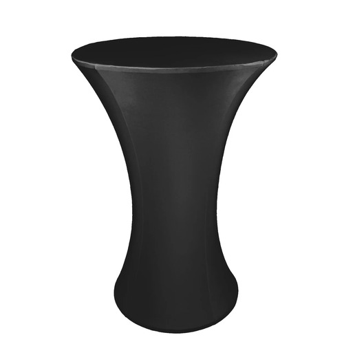 Black Cocktail Dry Bar Cover (Round base 60cm)